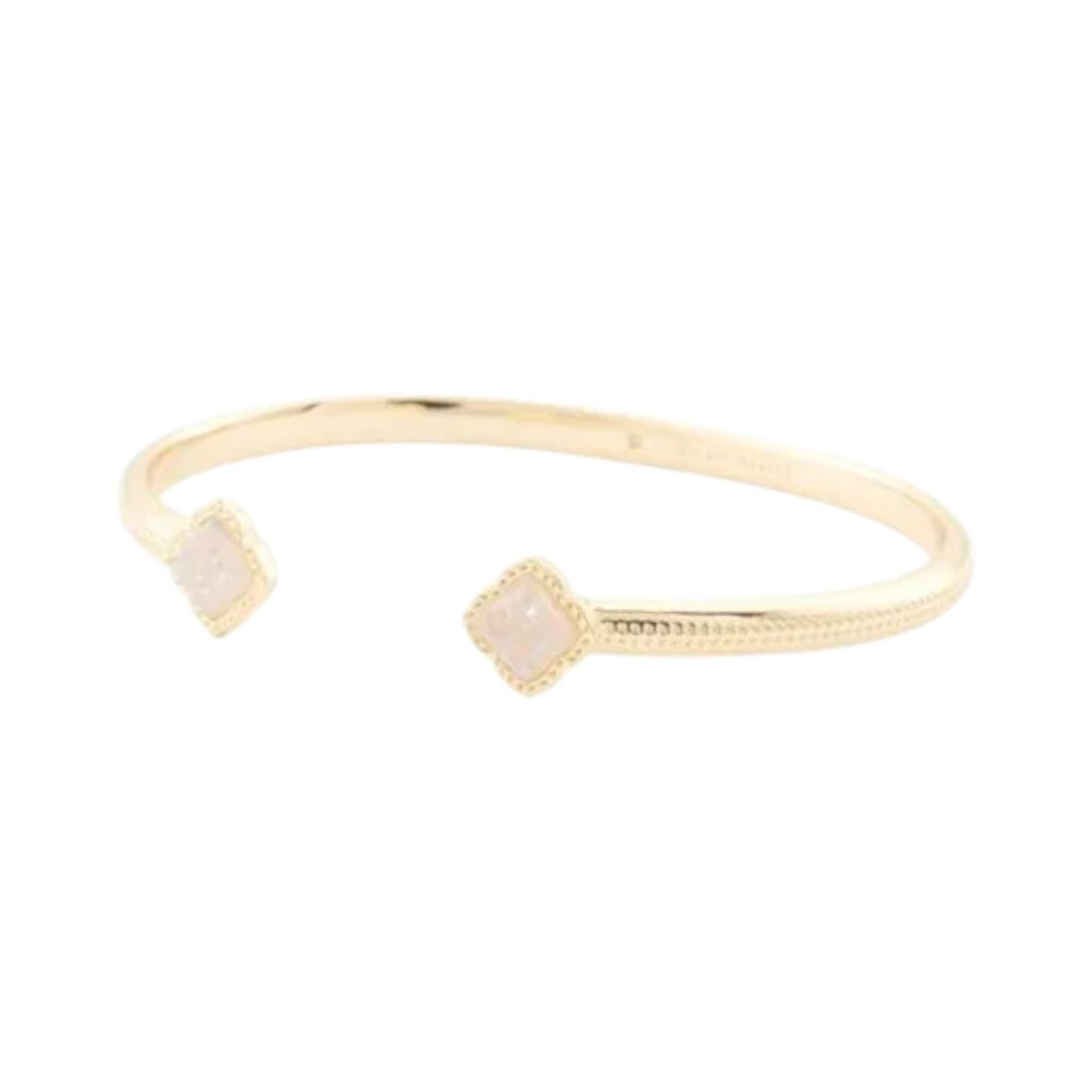 Kendra Scott Gold Mallory Gold Iridescent Drusy Cuff Bracelet